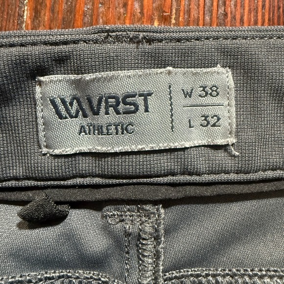 VRST Pants Mens 38x32 Gray Limitless 4-Way Stretch 5 Pocket Athletic Fit - Picture 8 of 11